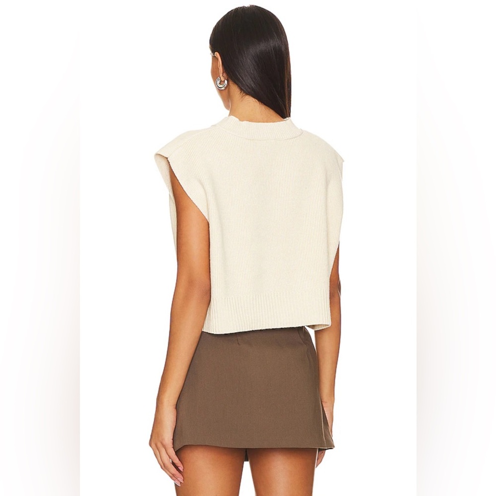 Free People Easy Street Vest in Cream - Size XS - Picture 5 of 16